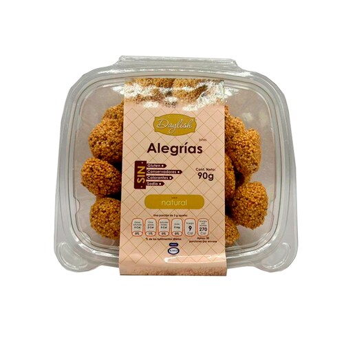 Daylish Alegrias sabor Natural, Productos Kosher KMD