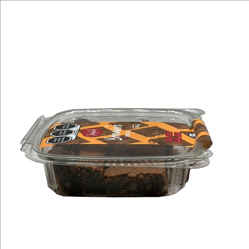 Daylish Brownies de chocolate 6 piezas sabor Nuez, Productos Kosher KMD