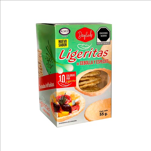 Daylish Ligerita sabor Cebolla y Especies Producto Kosher