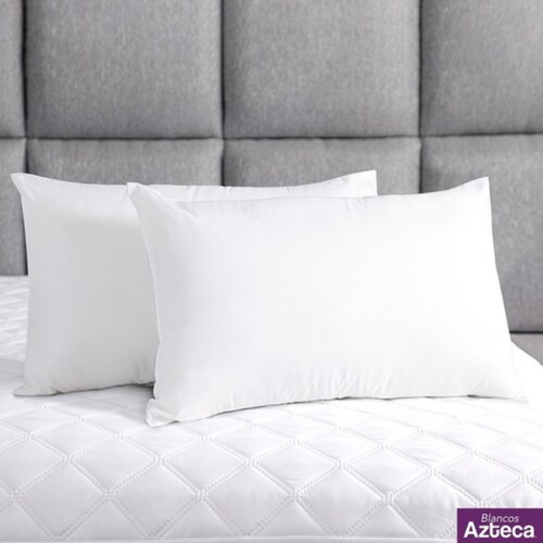Almohadas 2 Pack Estándar Microfibra Media. Blancos