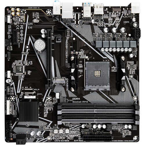 Tarjeta Madre GIGABYTE A520M DS3H V2 AMD AM4 DDR4 Micro ATX 