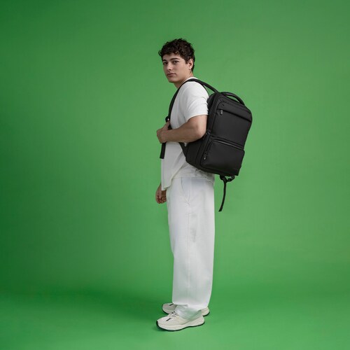 Mochila Para Laptop 15.6" Alfa CoolCapital Color Negro