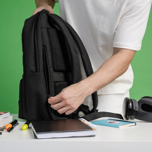 Mochila Para Laptop 15.6" Alfa CoolCapital Color Negro