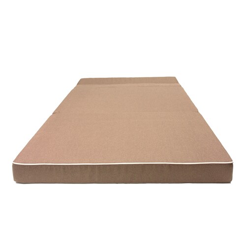 MEMORY FOAM HOME Sofá Cama Queen Size Cozy Plegable Sofá o Cama Tamaño Queen Size Color Marrón Medidas 186 x 150 x 14 cm..
