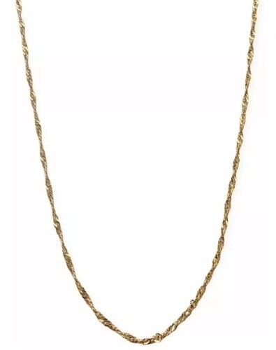 Juego Collar Letra C + Aretes Zirconias Oro 10 K. + Regalo
