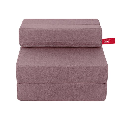Sofa cama plegable individual color Rosa estilo Puff