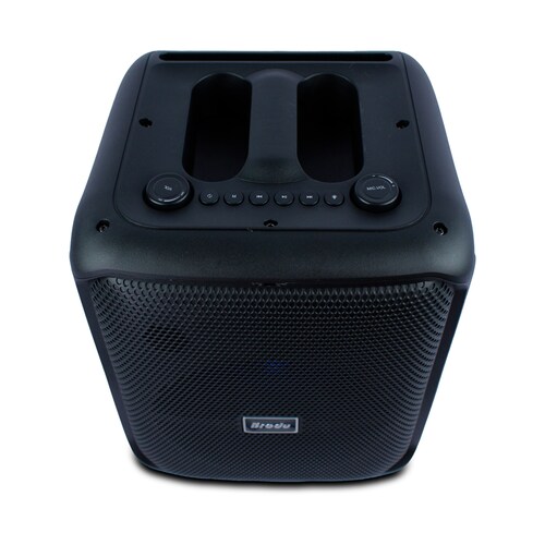 Bocina Karaoke Box Sowoofer 8  Pulgadas 45w Doble Micrófono.