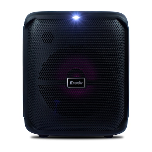 Bocina Karaoke Box Sowoofer 8  Pulgadas 45w Doble Micrófono.