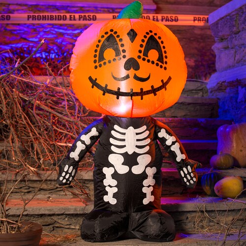 Inflable Halloween Niño Calabaza 1.07 m