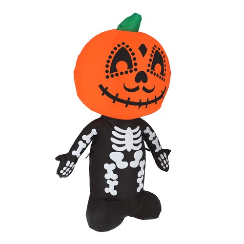 Inflable Halloween Niño Calabaza 1.07 m