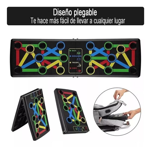 Tablero Multifuncional 14 En 1 Para Flexiones
