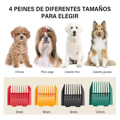 Maquina Cortador Pelo Perro Rasuradora Silencio Inalámbrica
