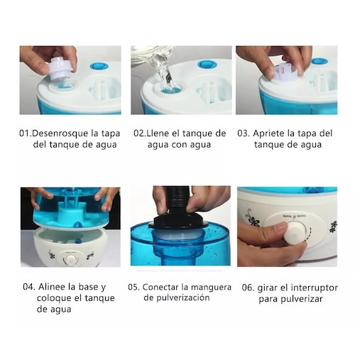 Humidificador Para Reptiles,máquina Neblina,con Tubo 3L
