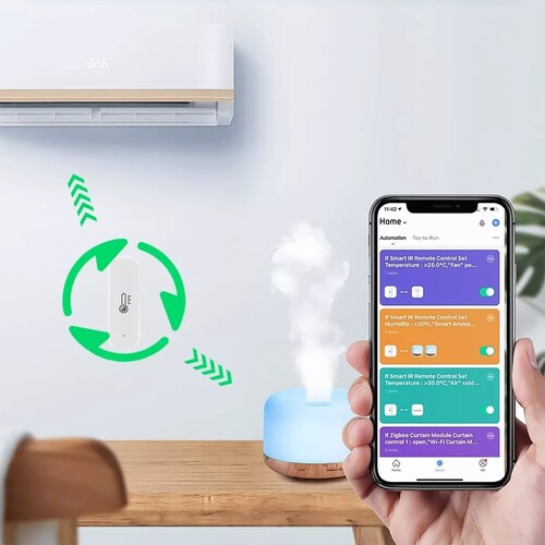 Sensor Temperatura Y Humedad Inteligente Wifi P/tuya Alexa