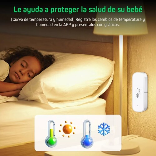 Sensor Temperatura Y Humedad Inteligente Wifi P/tuya Alexa