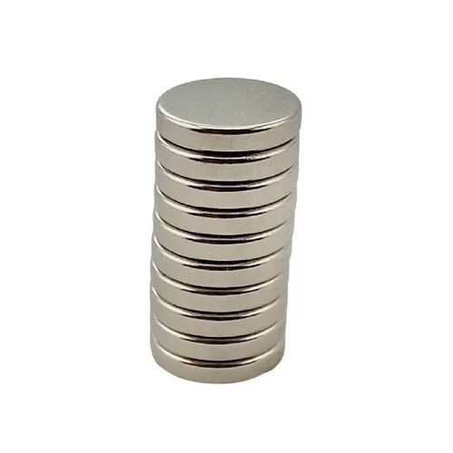 Set 10 Pz Imanes Redondo Imán 10x5 Mm Super Potente