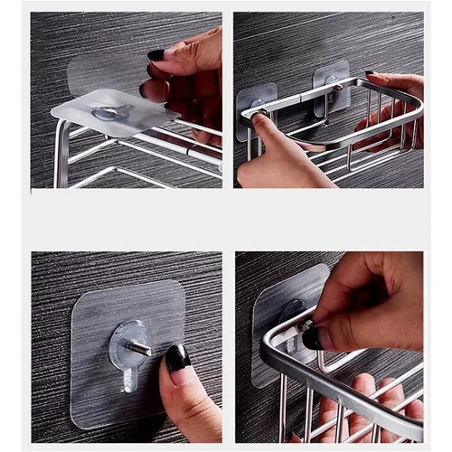 Set 36 Ganchos Adheribles Cuadros Soporte Gancho Adhesivo Pared