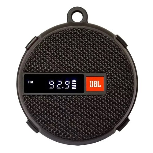 Bocina Bluetooth Portátil Inalámbrica Radio Fm Negra