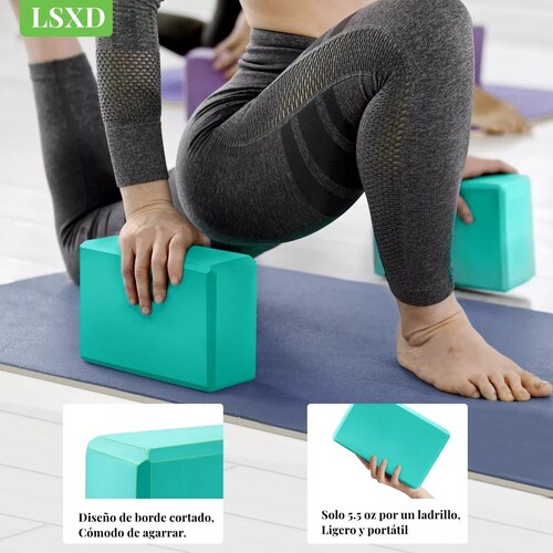 Bloque Para Yoga Brick Pilates Fitness Y Ejercicios Ladrillo