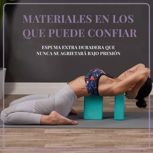 Bloque Para Yoga Brick Pilates Fitness Y Ejercicios Ladrillo