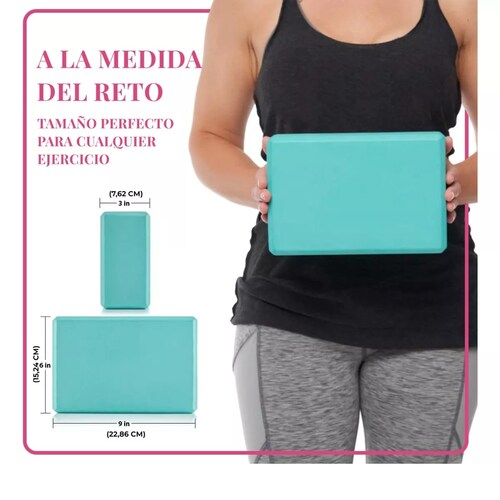 Bloque Para Yoga Brick Pilates Fitness Y Ejercicios Ladrillo