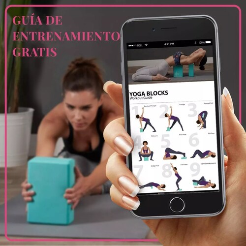 Bloque Para Yoga Brick Pilates Fitness Y Ejercicios Ladrillo