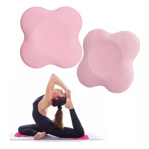 Set 2 Uds Rodilleras Para Rodilla Yoga Pilates Entrenamiento Rosa