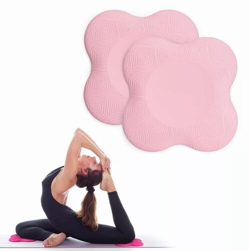 Set 2 Uds Rodilleras Para Rodilla Yoga Pilates Entrenamiento Rosa
