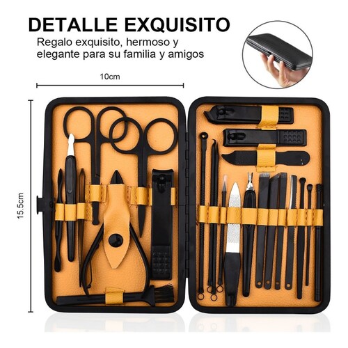 Ciicii Set De Manicura Y Pedicura 24 En 1 Kit De Cortauñas