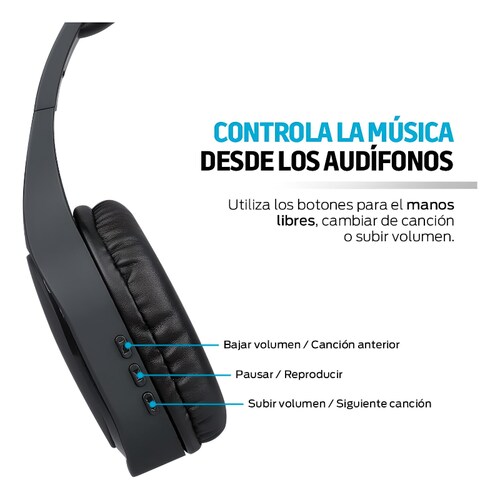 Audífonos inalámbricos Redlemon W3000 negro
