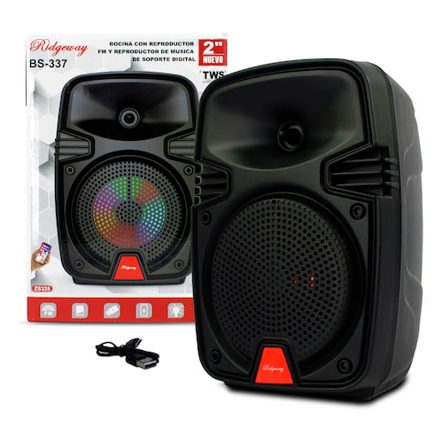 Bocina Portátil 5w Ridgeway Fm Bt Aux.