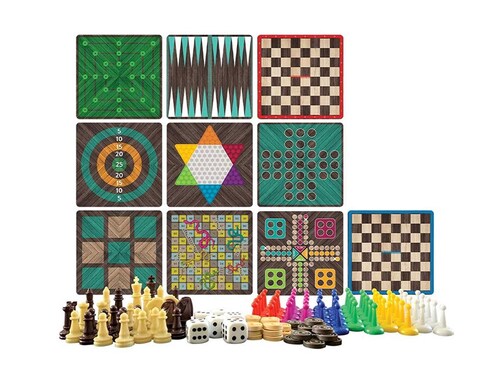 50 Juegos de Mesa en 1 Tradicionales Novelty 