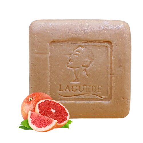 Jabón Natural Anti-Celulitis de Toronja 90g Laguede 4 Piezas