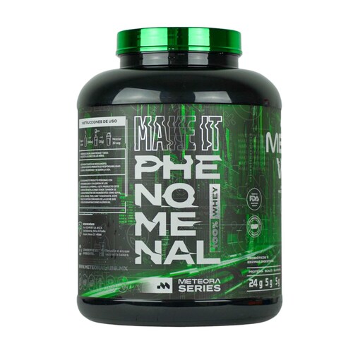 METEORA LABS | 100% Whey protein | Proteína hidrolizada de suero de leche con 24 gr | Baja en carbohidratos | Sin azúcares añadidos | BCAA | Con probióticos y enzimas digestivas | Proteína whey sabor Chocolate avellana | 65 Servicios | 2.27 kg