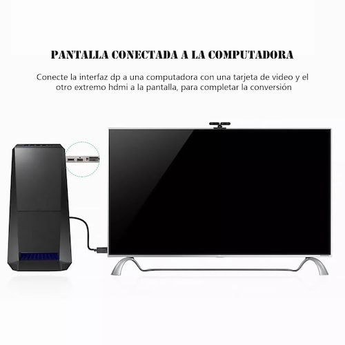 Adaptador Convertidor Display Port A Hdmi 4k Fullhd Dp