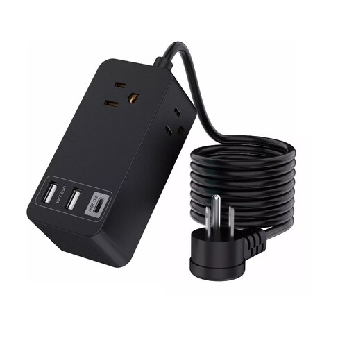 Multicontacto Usb Con 1 Tipo C 20w Adaptador Regleta Enchufe