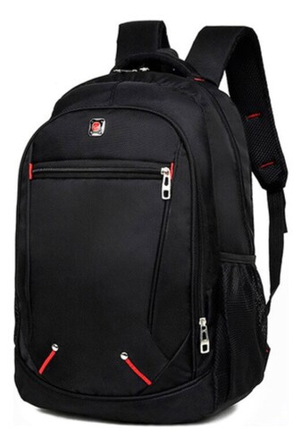 Mochila De Negocios De Gran Capacidad Negra