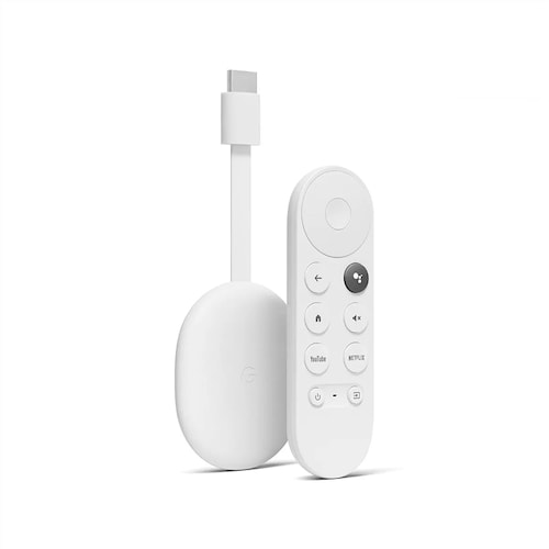 Google Chromecast Con Google Tv Hd Control Remoto De Voz Blanco