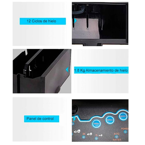 Máquina De Hielo Para Garrafón Desde 15kg Hasta 25kg X Dia