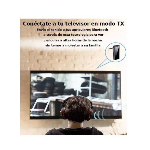 Receptor Auxiliar Bluetooth Aux 3.5 Auto Coche Manos Libres