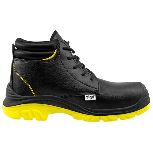 Zapato de Seguridad Tigo by WSM, Ergonómico y muy ligero. Con casquillo de Policarbonato. Bota Industrial. Es un calzado Industrial dieléctrico y antiderrapante. Est. 9005-MT