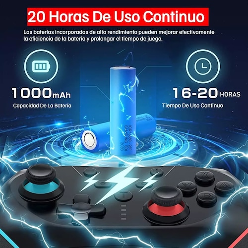 Control Inalámbrico Gamepad Y Joystick Para Nintendo Switch