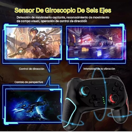 Control Inalámbrico Gamepad Y Joystick Para Nintendo Switch