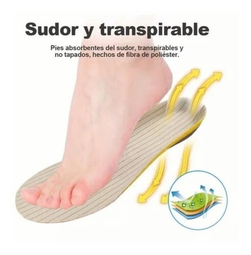 Plantilla Ortopedica Acor Fascitis Plantar Pie Plano 1 Par