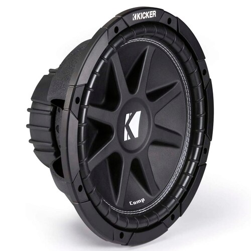 Subwoofer Kicker 12" C12 300w Max Bobina Sencilla Color Negro