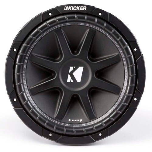 Subwoofer Kicker 12" C12 300w Max Bobina Sencilla Color Negro