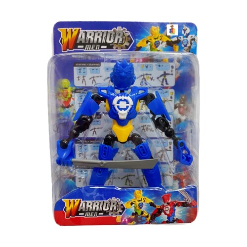 Super Héroes Robot Con Accesorios Juguete Armable 3pz