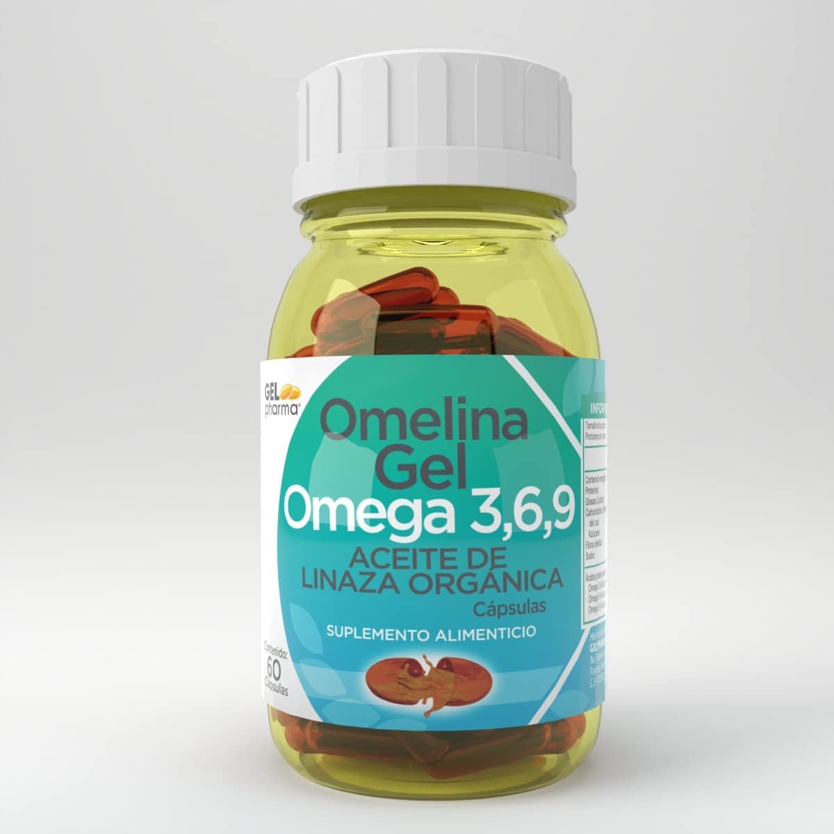 OMELINA GEL 400 320 mg C psulas de Aceite de Linaza Org nica