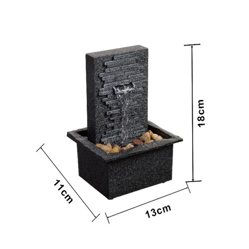 Fuente zen decorativa mini interior exterior artesanal 
