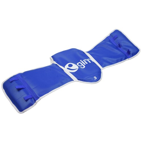 Peto para taekwondo De Vinipiel Doble vista EVA de 16m de grueso con dureza de 65 Pulgadas Gim Talla 4 de 40x105 cm